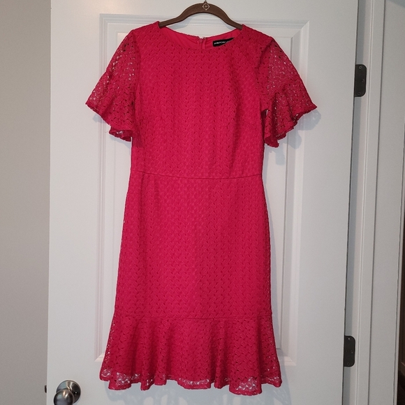 American Living Dresses & Skirts - American Living Pink Lace‎ overlay dress
